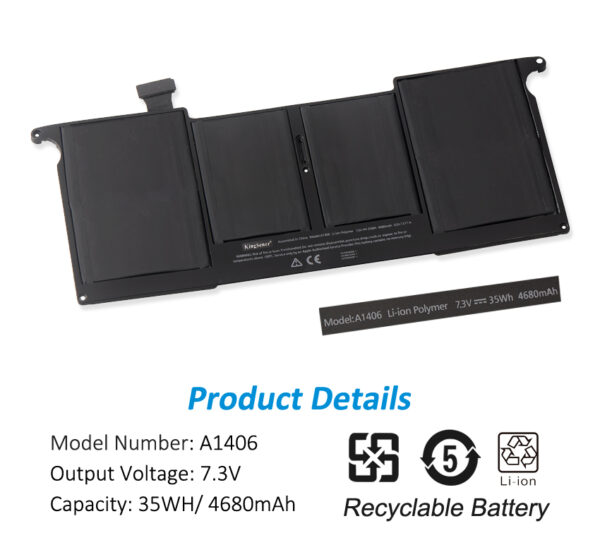 A1406-Laptop-Battery-For-Apple-MacBook-Air-11-02