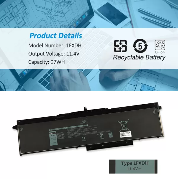 1FXDH-Battery-For-DELL-3