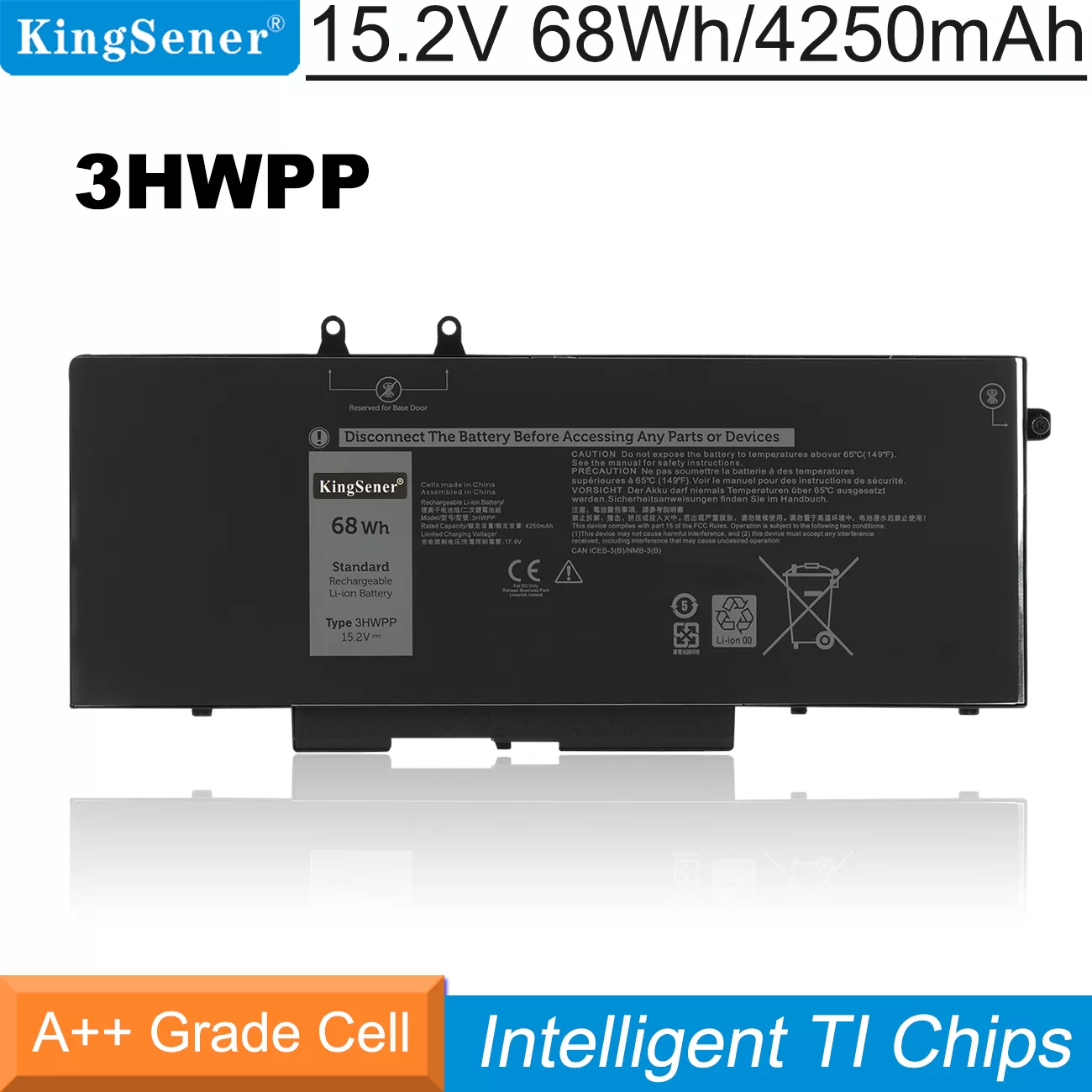 Dell Inspiron Batteria Originale Dell 68Wh 4 Celle Per /5401/5511 - Foto 12