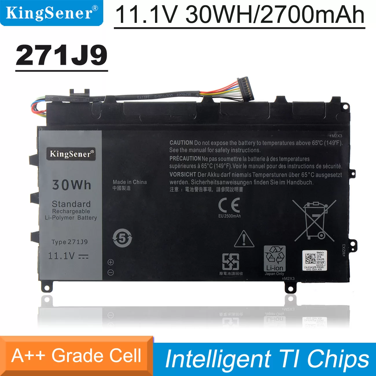 271J9 Battery For DELL Latitude 7350 Series - kingsener.com