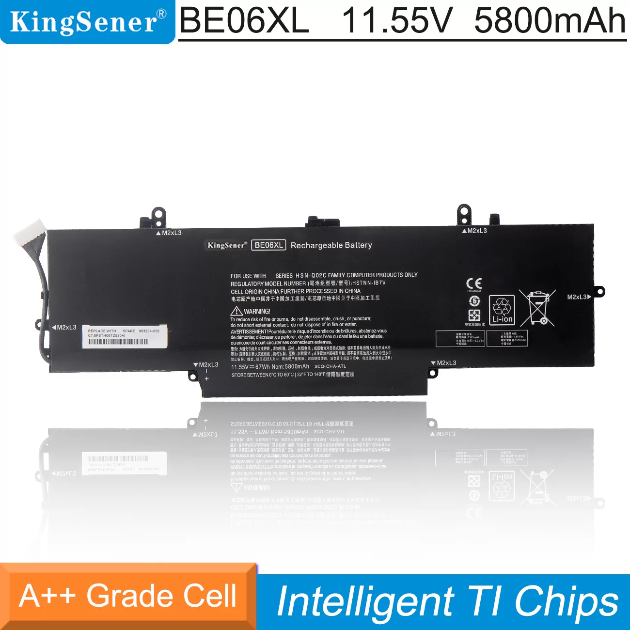 Batteria Originale HP BE06XL Per Elitebook 1040 G4 – 67Wh 11.55V – Open Box