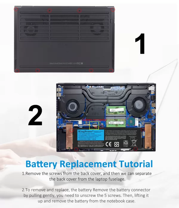 Batterie SD03XL 52,5 Wh Pour HP Omen 15-ek/15-en - Compatible Avec Plusieurs Références HP