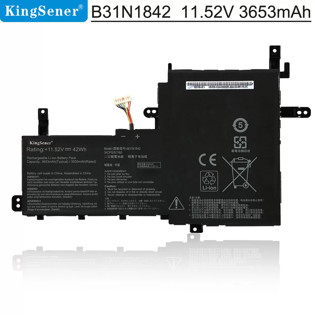 B31N1842 For Asus VivoBook F513EA F513EP F513IA