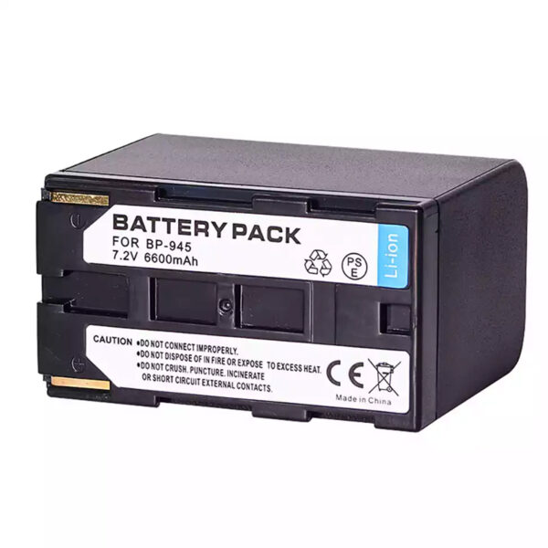 Vhbw Batteria Ricambio Per Canon BP-945 – 1300mAh, 7.2V, Li-Ion Per Videocamera