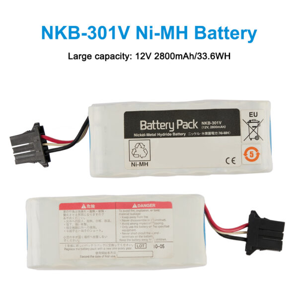 NKB-301V-12V-2800mAh-Medical-Battery