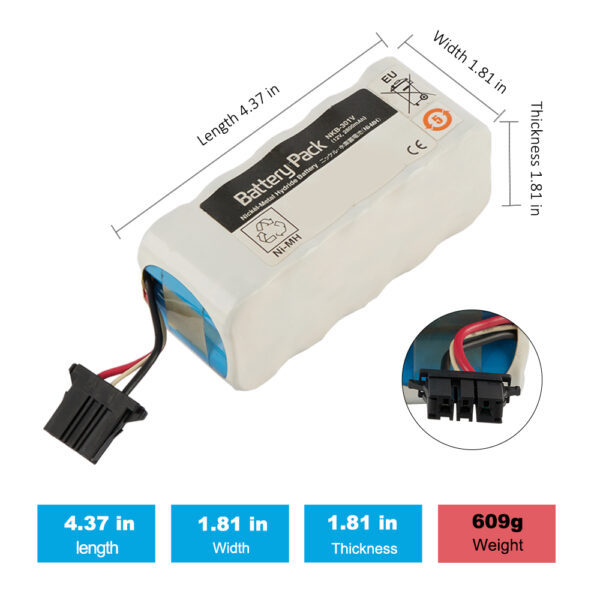NKB-301V-12V-2800mAh-Medical-Battery