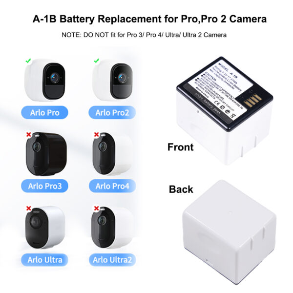 Arlo-A-1B-2440mAh-Camera-Battery