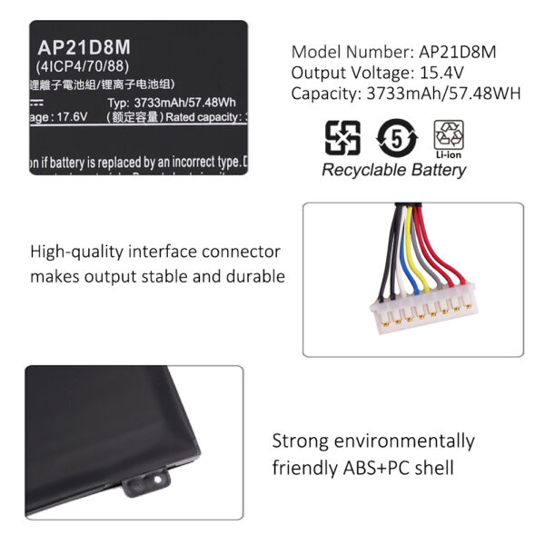 Acer-AP21D8M-3733mAh