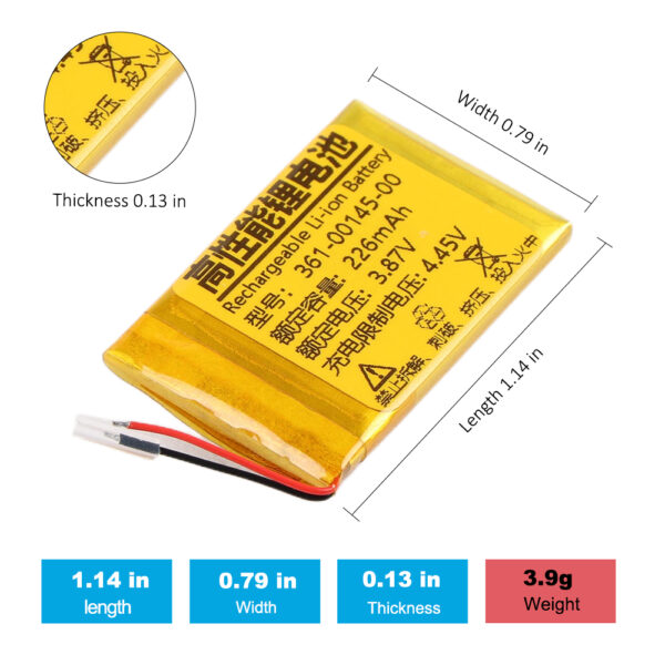 361-00145-00--226mAh