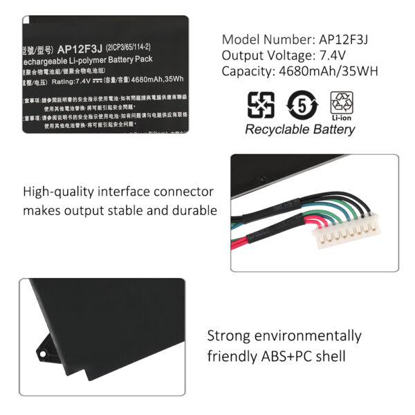Acer-AP12F3J-4680mAh