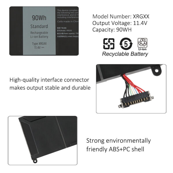 DELL-Alienware-XRGXX-11.4V-90WH-Laptop-Battery DELL-Alienware-XRGXX-11.4V-90WH-Laptop-Battery