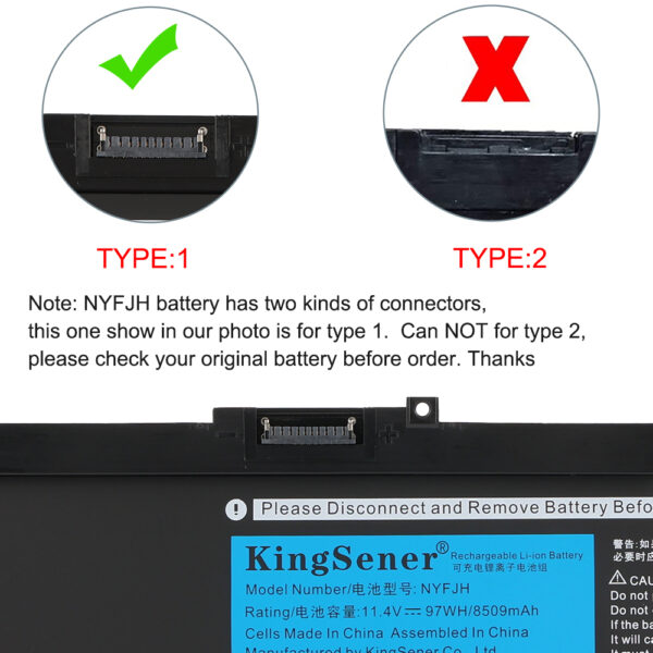 DELL-NYFJH-8509mAh-Laptop-Battery