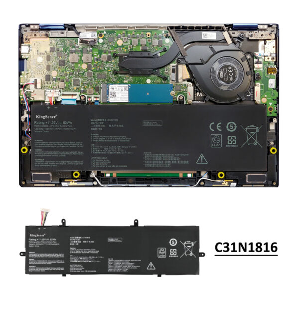 Asus-C31N1816-4335mAh