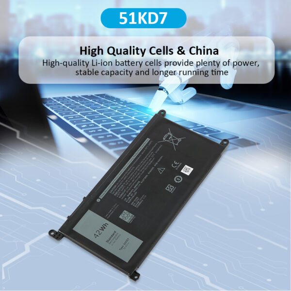 DELL-51KD7-42WH-Laptop-Battery
