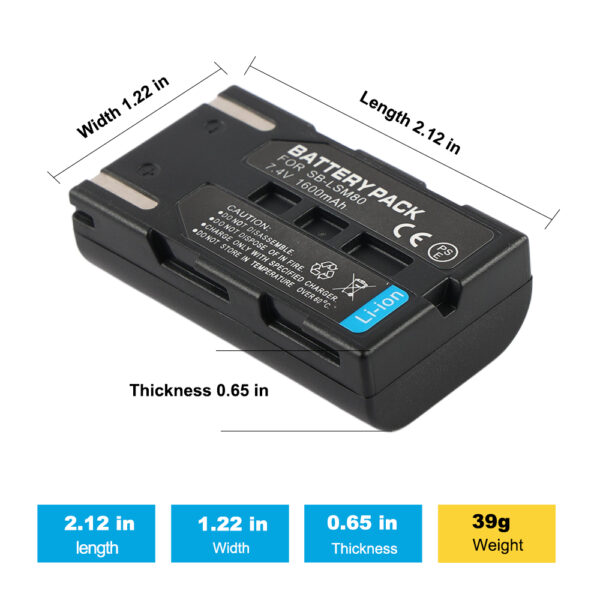 Samsung-SB-LSM80-Camera-Battery