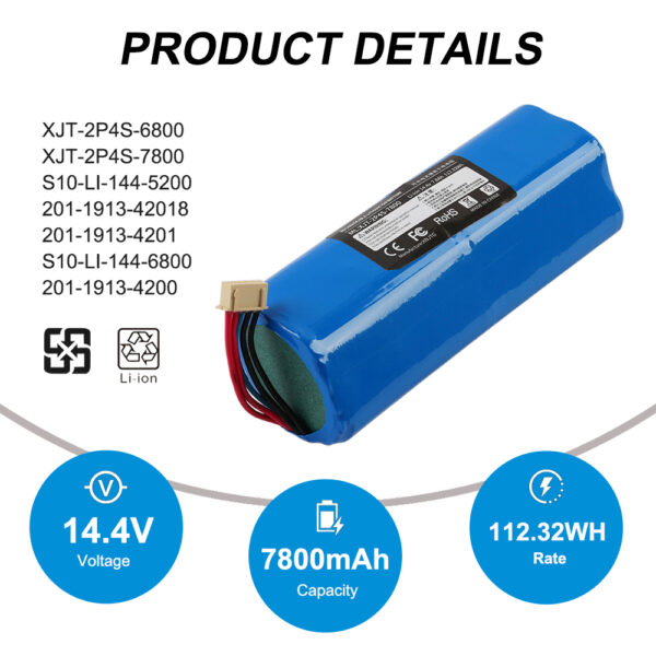Ecovacs-XJT-294S-7800-Battery