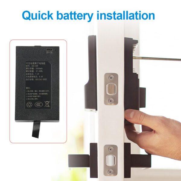 Aolstecell-ZNS-09F-Smart-Door-Lock-Battery