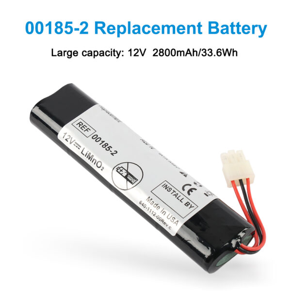 Defibrillator-00185-2-2800mAh-Medical-Battery