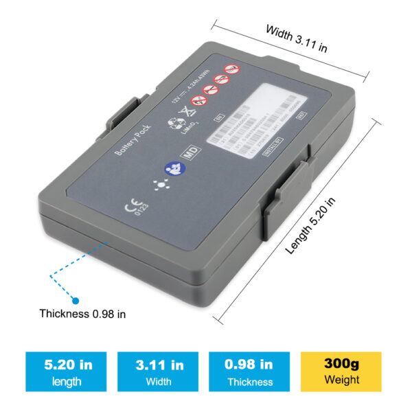 ZOLL-8000-000696-4200mAh-Medical-Battery