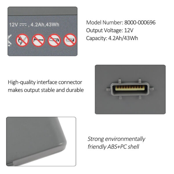 ZOLL-8000-000696-4200mAh-Medical-Battery