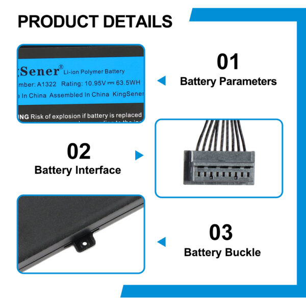 Apple-A1322-10.95V-5799mAh-Battery