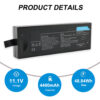 Mindray-LI23S001A-11.1V-4400mAh-Medical-Battery