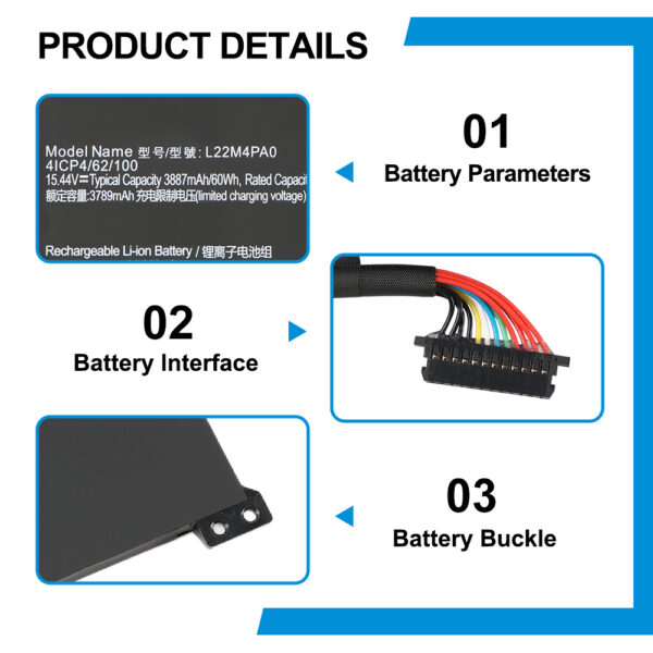 Lenovo-L22M4PA0-60Wh-Laptop-Battery