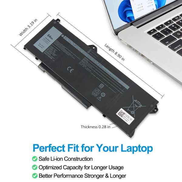 DELL-GRT01-15.2V-64Wh-Laptop-Battery