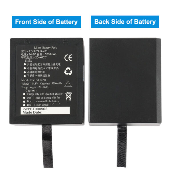 Edan-HYLB-231-14.8V-5200mAh-Medical-Battery