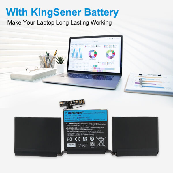 Apple-A1713-11.4V-4781mAh-Macbook-Battery