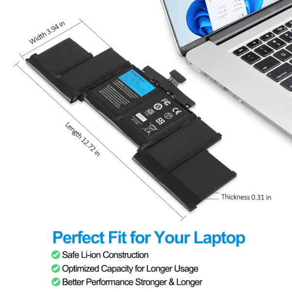 Apple-A1618-11.36V-8755mAh-Macbook-Battery