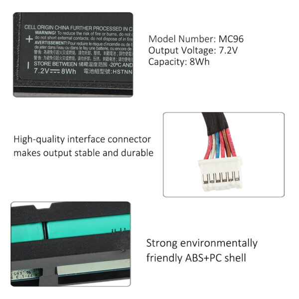 HP-MC96-7.2V-8Wh-Controller-Battery