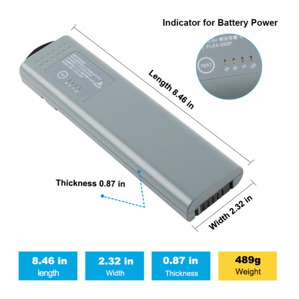 FLEX-3S3P-11.1V-67Wh-Industrial-Battery