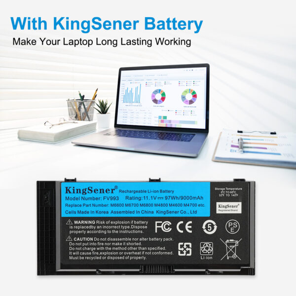 DELL-FV993-11.1V-97Wh-Laptop-Battery