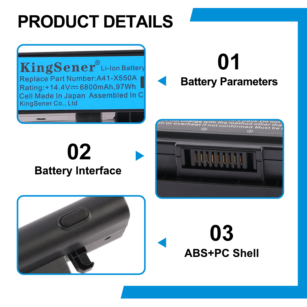 ASUS-A41-X550A-97Wh-Laptop-Battery