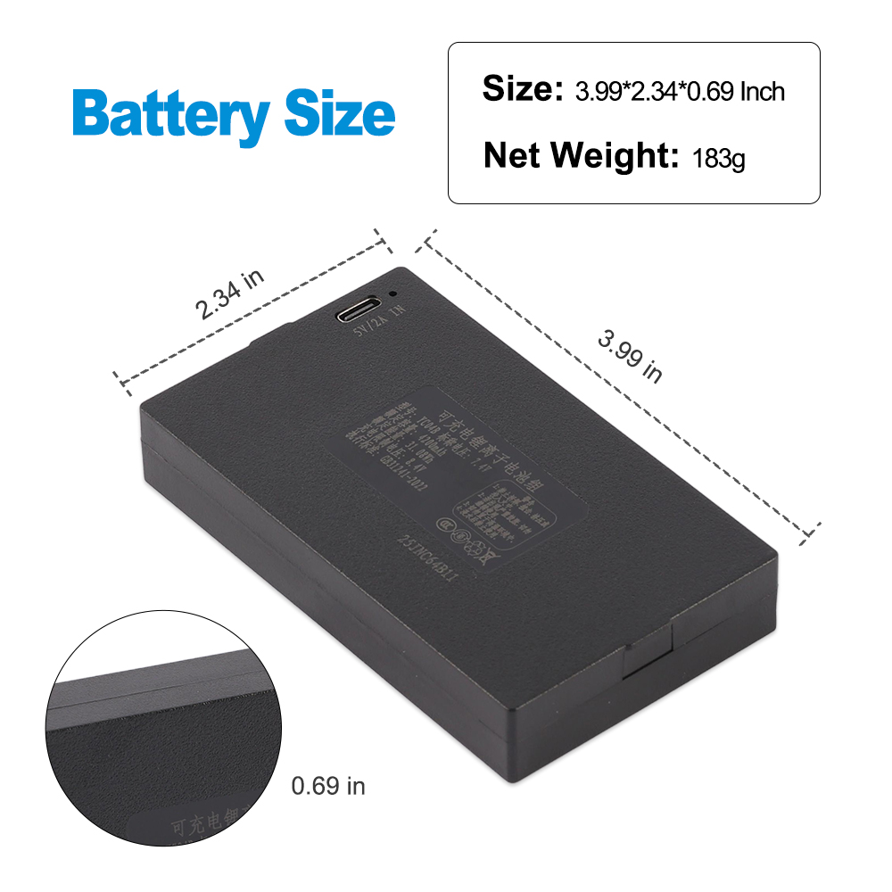 YC04B-4200mAh-Smart-Door-Lock-Battery