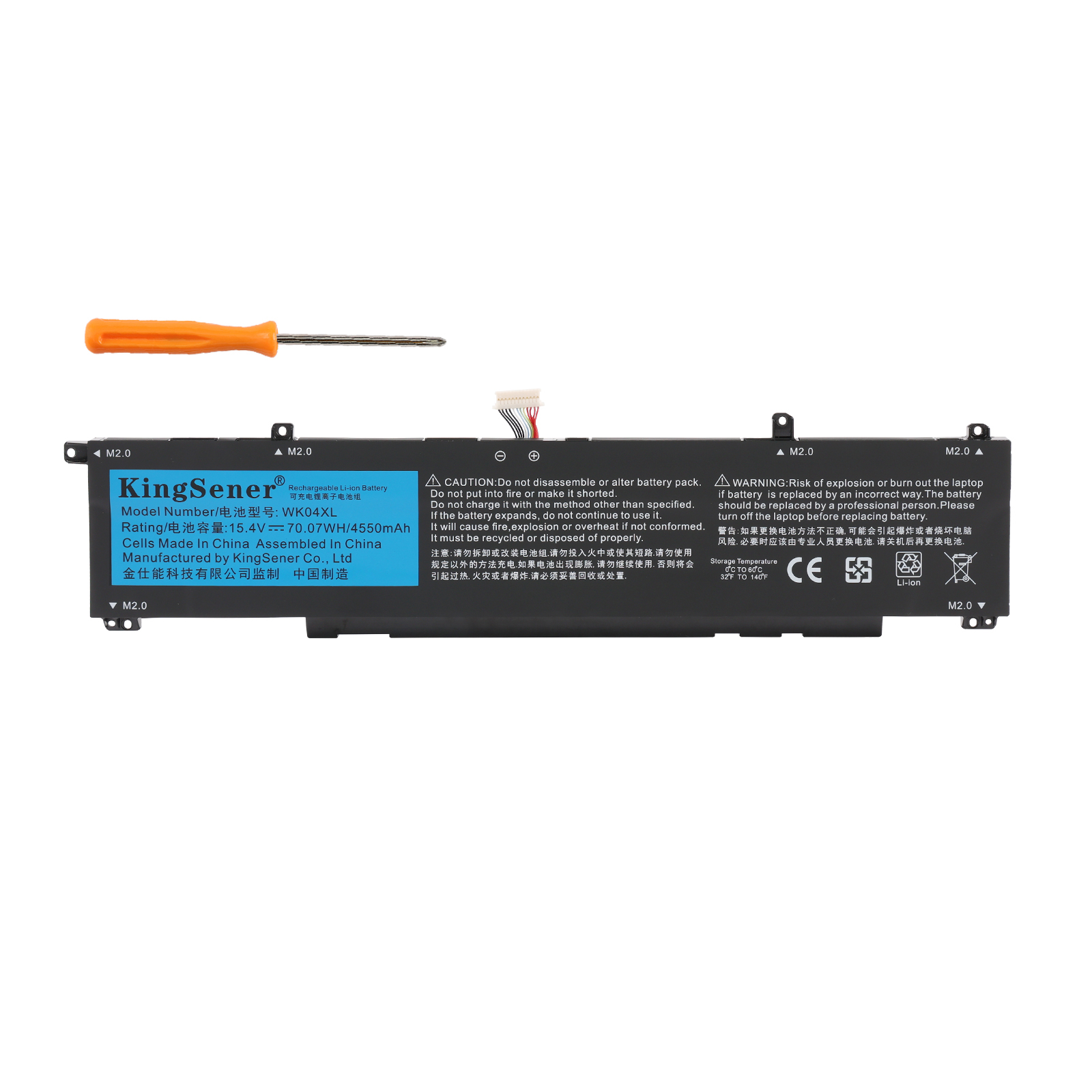 HP-WK04XL-4550mAh