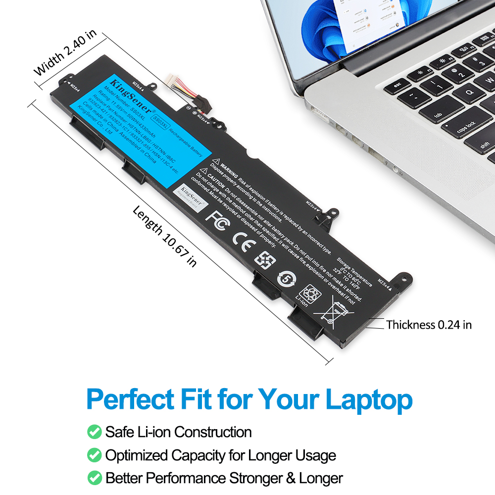 HP-SS03XL-11.55V-50Wh-Laptop-Battery