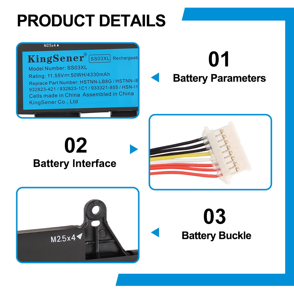 HP-SS03XL-11.55V-50Wh-Laptop-Battery