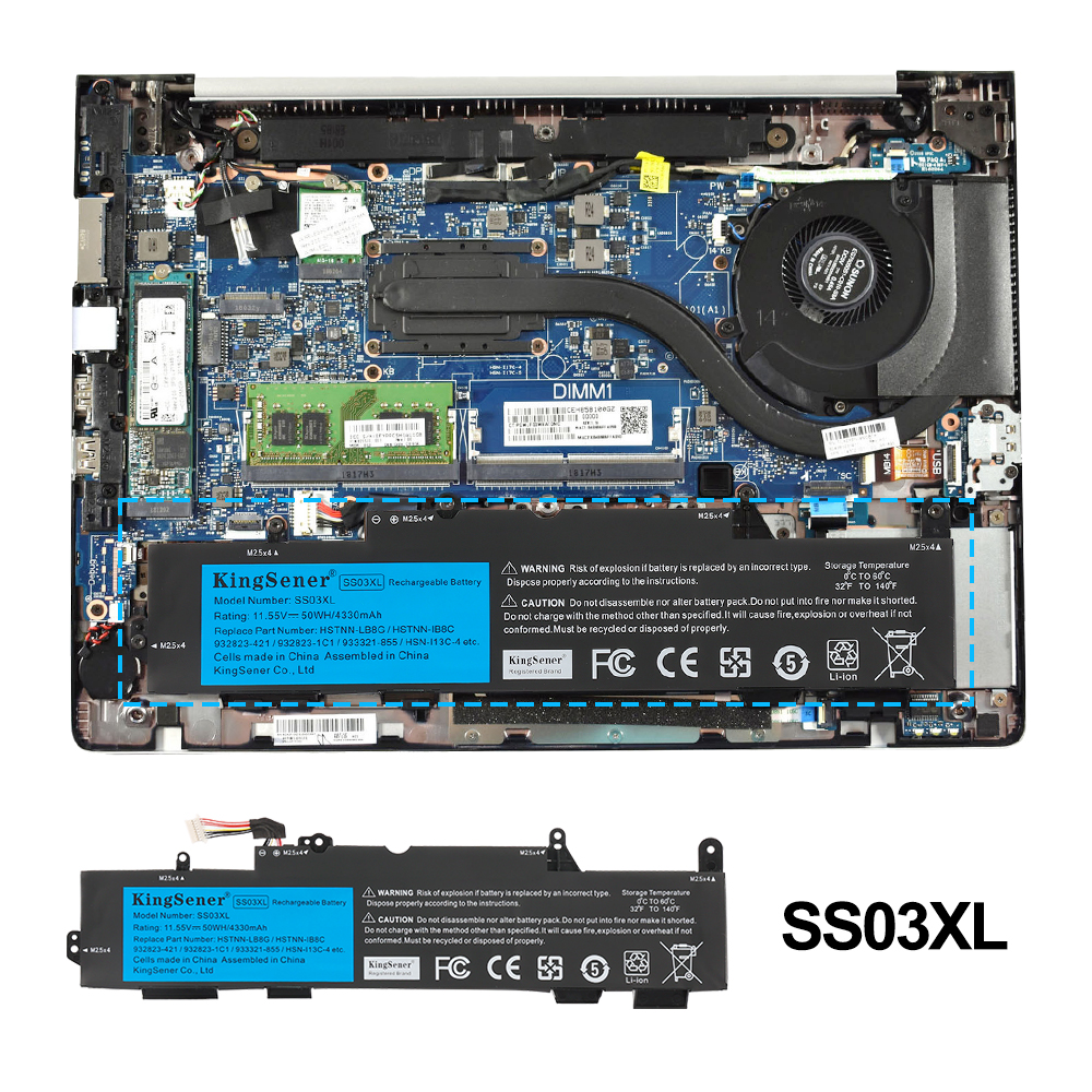 HP-SS03XL-11.55V-50Wh-Laptop-Battery