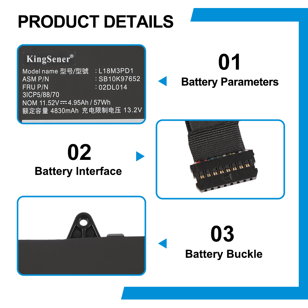Lenovo-L18M3PD1-57Wh-Laptop-Battery