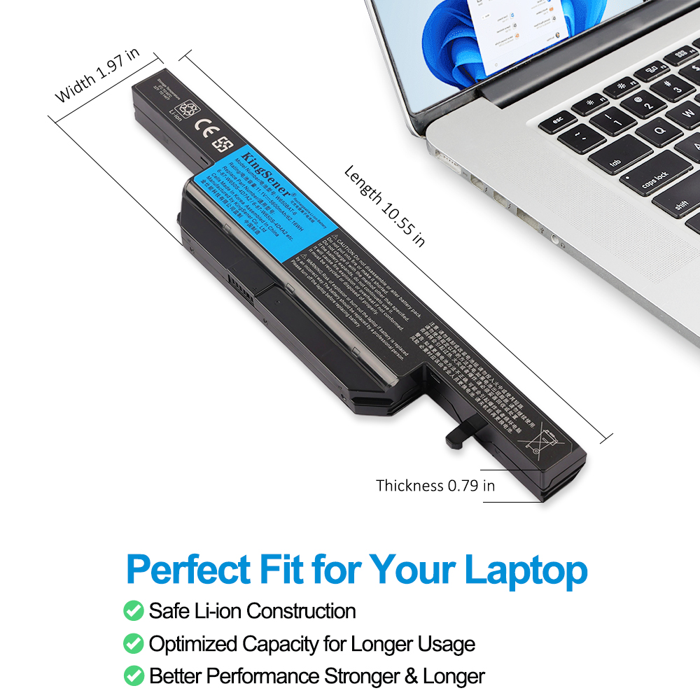 Clevo-W650BAT-6-5600mAh-Laptop-Battery