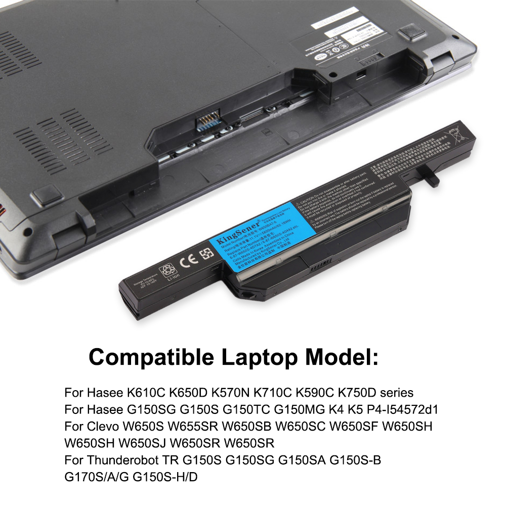 Clevo-W650BAT-6-5600mAh-Laptop-Battery