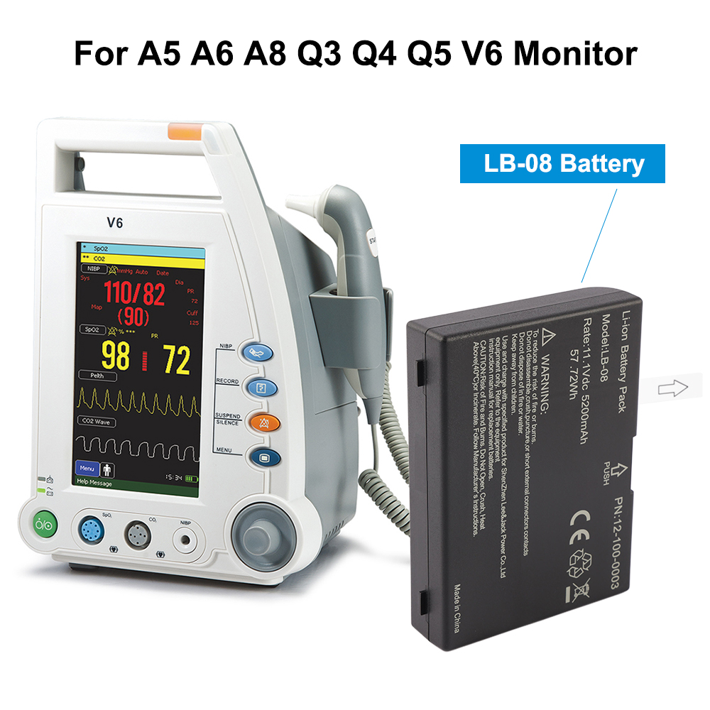 LB-08-5200mAh-Medical-Battery