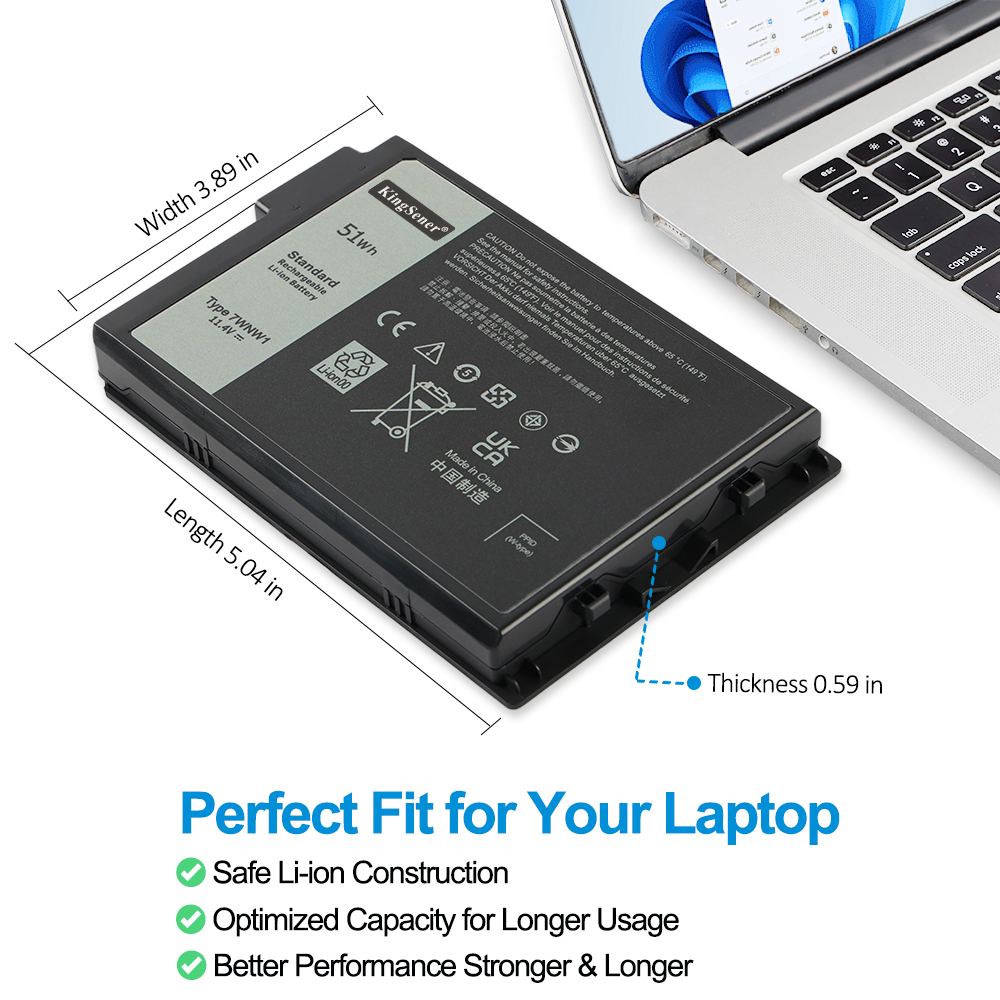 Dell-7WNW1-51Wh-Laptop-Battery