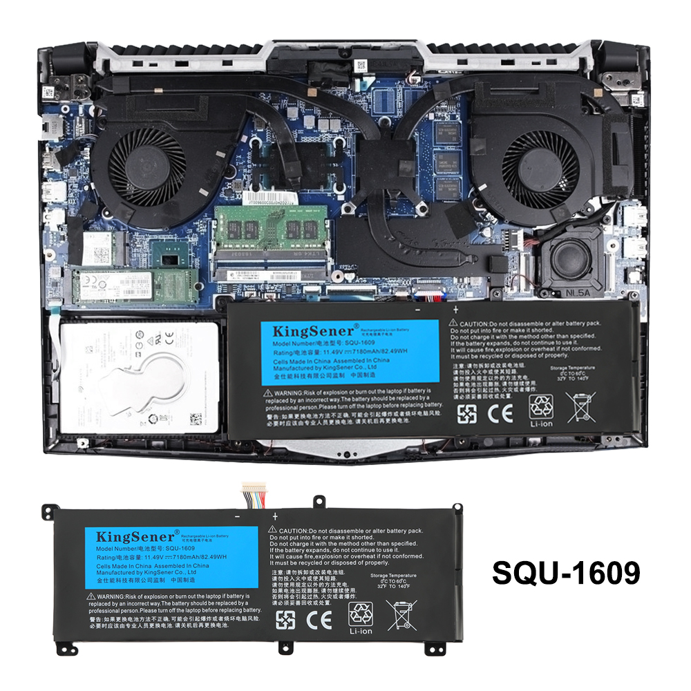 Hasee-SQU-1609-7180mAh-Laptop-Battery