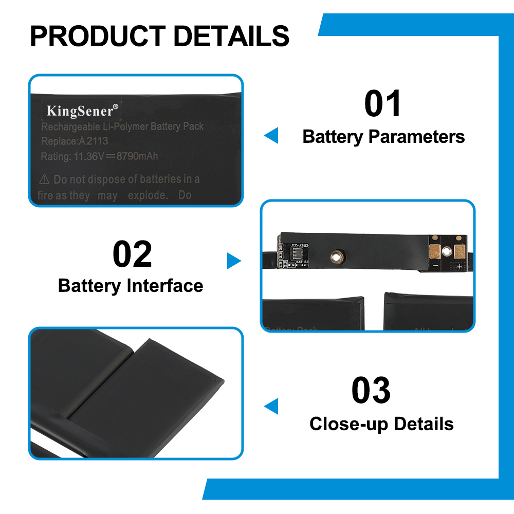Apple-A2113-11.26V-99.8WH-Macbook-Battery