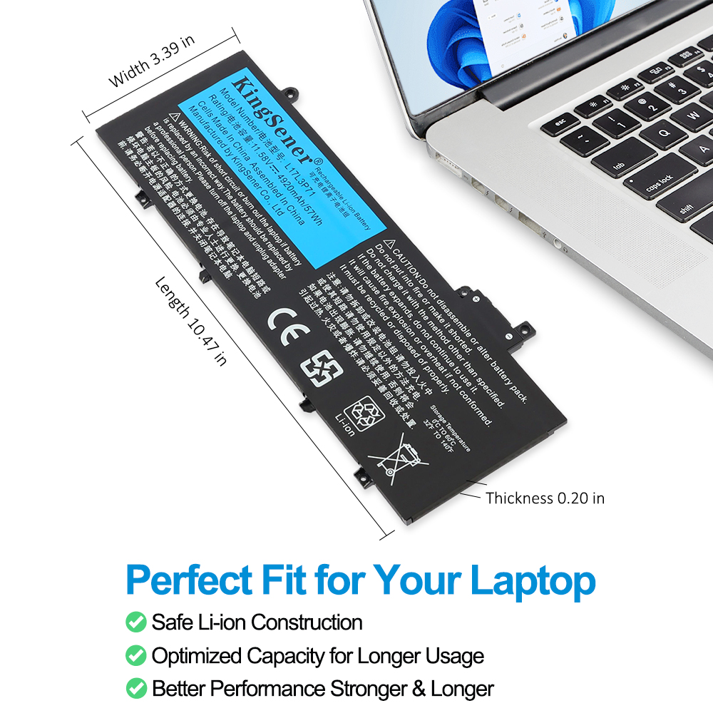 Lenovo-L17L3P71-11.58V-57Wh-Laptop-Battery