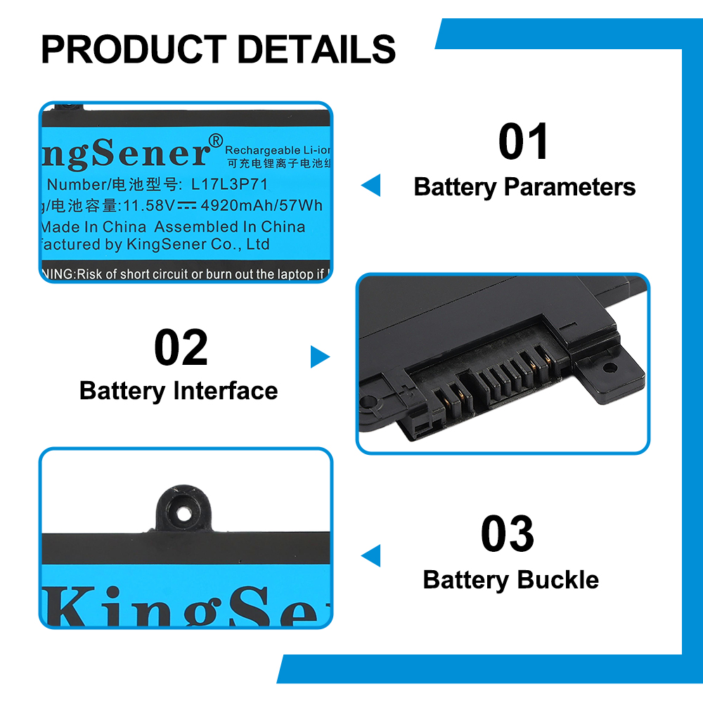 Lenovo-L17L3P71-11.58V-57Wh-Laptop-Battery