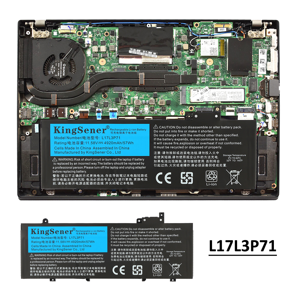 Lenovo-L17L3P71-11.58V-57Wh-Laptop-Battery